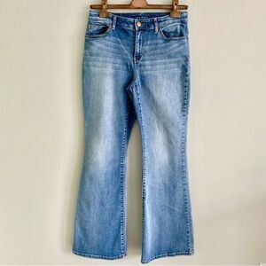 Chico’s Platinum Flare Jeans Size 4 Regular